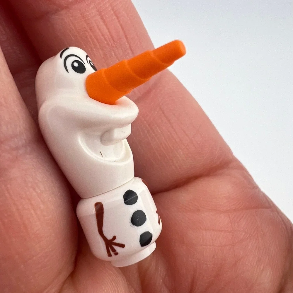 LEGO Disney Frozen Olaf Micro Doll Figure Snowman Carrot Nose 43175